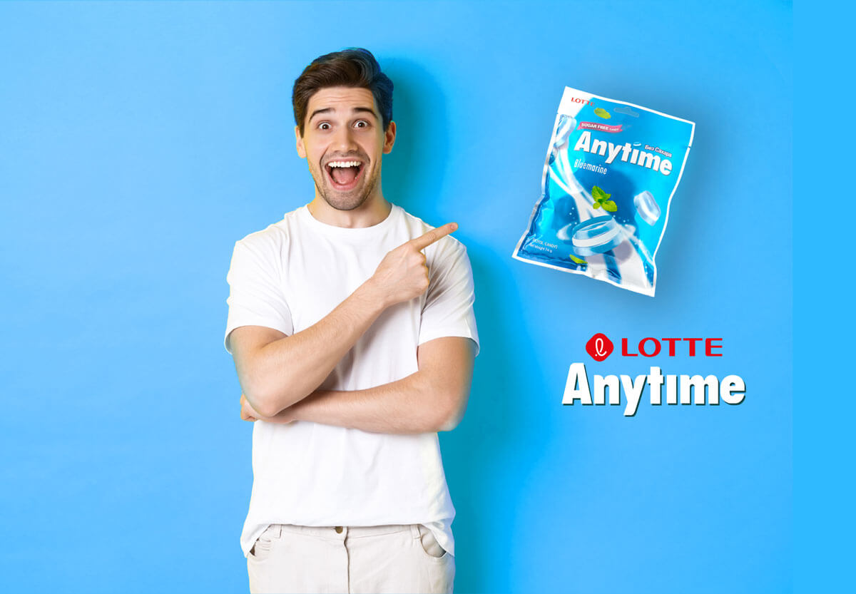 Вкусни бонбони без захар Lotte Anytime